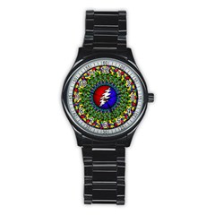 Grateful Dead Stainless Steel Round Watch by Sapixe