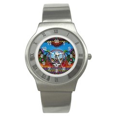 Grateful Dead Wallpapers Stainless Steel Watch by Sapixe