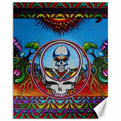 Grateful Dead Wallpapers Canvas 11  X 14  by Sapixe