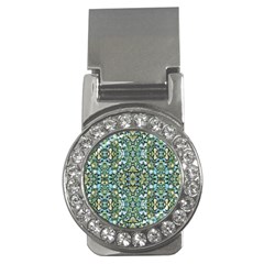 Stones Ornament Mosaic Print Pattern Money Clips (cz) 