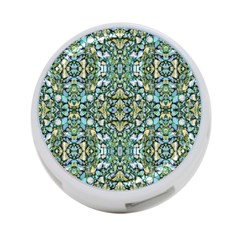 Stones Ornament Mosaic Print Pattern 4-port Usb Hub (two Sides)