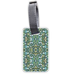 Stones Ornament Mosaic Print Pattern Luggage Tag (one Side) by dflcprintsclothing