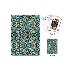 Stones Ornament Mosaic Print Pattern Playing Cards Single Design (mini) by dflcprintsclothing