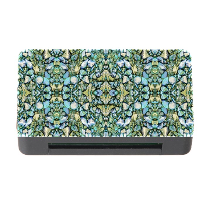 Stones Ornament Mosaic Print Pattern Memory Card Reader with CF