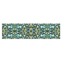 Stones Ornament Mosaic Print Pattern Satin Scarf (oblong) by dflcprintsclothing