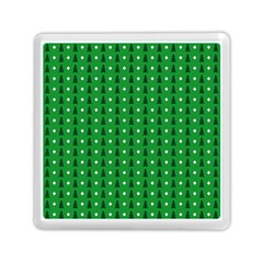 Green Christmas Tree Pattern Background Memory Card Reader (square) by Amaryn4rt