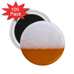 Beer Foam Bubbles Alcohol  Glass 2 25  Magnets (100 Pack)  by Amaryn4rt