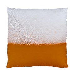 Beer Foam Bubbles Alcohol  Glass Standard Cushion Case (one Side) by Amaryn4rt