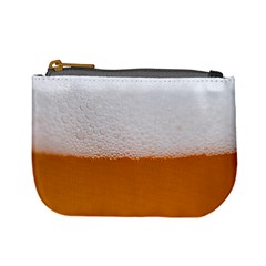 Beer Foam Bubbles Alcohol  Glass Mini Coin Purse by Amaryn4rt