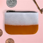 Beer Foam Bubbles Alcohol  Glass Mini Coin Purse Front