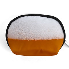 Beer Foam Bubbles Alcohol  Glass Accessory Pouch (medium) by Amaryn4rt