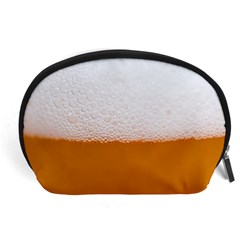 Beer Foam Bubbles Alcohol  Glass Accessory Pouch (large) by Amaryn4rt