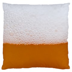 Beer Foam Bubbles Alcohol  Glass Standard Flano Cushion Case (one Side) by Amaryn4rt