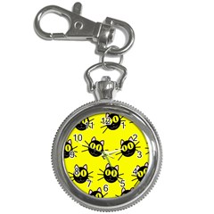 Cats Heads Pattern Design Key Chain Watches by Amaryn4rt