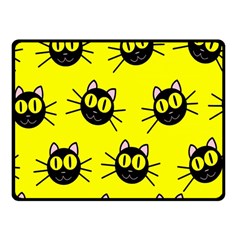 Cats Heads Pattern Design Fleece Blanket (small) by Amaryn4rt