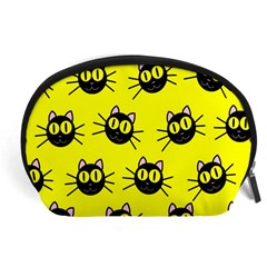 Cats Heads Pattern Design Accessory Pouch (large) by Amaryn4rt