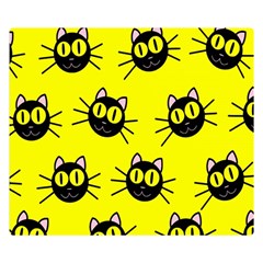 Cats Heads Pattern Design Double Sided Flano Blanket (small)  by Amaryn4rt