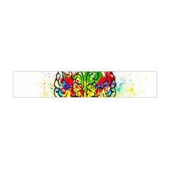 Brain Mind Psychology Idea Hearts Flano Scarf (mini) by Amaryn4rt