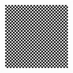 Black And White Checkerboard Background Board Checker Medium Glasses Cloth