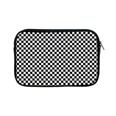 Black And White Checkerboard Background Board Checker Apple Ipad Mini Zipper Cases by Amaryn4rt