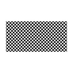 Black And White Checkerboard Background Board Checker Yoga Headband