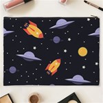 Cosmos Rockets Spaceships Ufos Cosmetic Bag (XXXL) Back