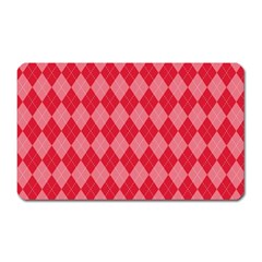 Red Diamonds Magnet (rectangular) by ArtsyWishy