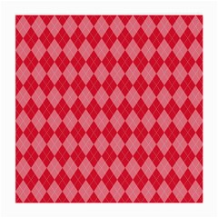 Red Diamonds Medium Glasses Cloth by ArtsyWishy