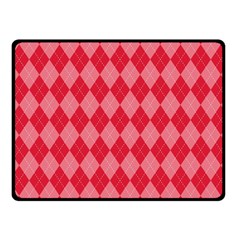 Red Diamonds Fleece Blanket (small) by ArtsyWishy