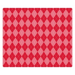 Red Diamonds Double Sided Flano Blanket (small)  by ArtsyWishy