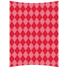 Red Diamonds Back Support Cushion by ArtsyWishy