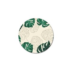 Green Monstera Leaf Illustrations Golf Ball Marker (10 Pack) by HermanTelo