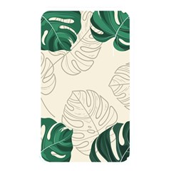 Green Monstera Leaf Illustrations Memory Card Reader (rectangular)