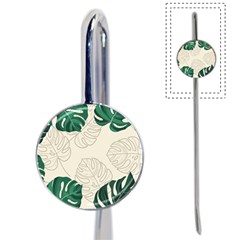 Green Monstera Leaf Illustrations Book Mark