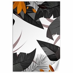 Natural Palm Plant Canvas 24  X 36  by Mariart