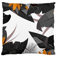 Natural Palm Plant Large Cushion Case (two Sides) by Mariart