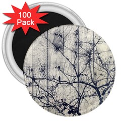 Black And White Botanical Motif Artwork 2 3  Magnets (100 Pack) by dflcprintsclothing