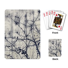 Black And White Botanical Motif Artwork 2 Playing Cards Single Design (rectangle) by dflcprintsclothing