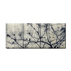 Black And White Botanical Motif Artwork 2 Hand Towel by dflcprintsclothing