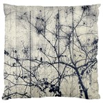 Black And White Botanical Motif Artwork 2 Standard Flano Cushion Case (Two Sides) Back