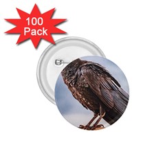 Black Crow Standing At Rock 1 75  Buttons (100 Pack)  by dflcprintsclothing