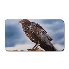 Black Crow Standing At Rock Medium Bar Mats by dflcprintsclothing