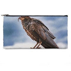 Black Crow Standing At Rock Pencil Case