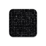 Alchemical Symbols - Collected Inverted Rubber Coaster (Square)  Front