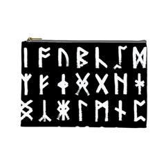 The Anglo Saxon Futhorc Collected Inverted Cosmetic Bag (large) by WetdryvacsLair