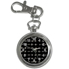 Electrical Symbols Callgraphy Short Run Inverted Key Chain Watches by WetdryvacsLair