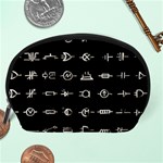 Electrical Symbols Callgraphy Short Run Inverted Accessory Pouch (Large) Back