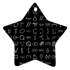 Hobo Signs Collected Inverted Ornament (star) by WetdryvacsLair