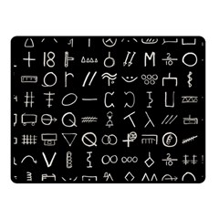 Hobo Signs Collected Inverted Fleece Blanket (small) by WetdryvacsLair