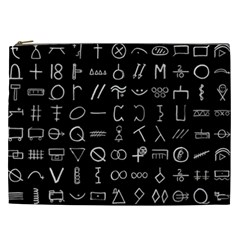 Hobo Signs Collected Inverted Cosmetic Bag (xxl) by WetdryvacsLair